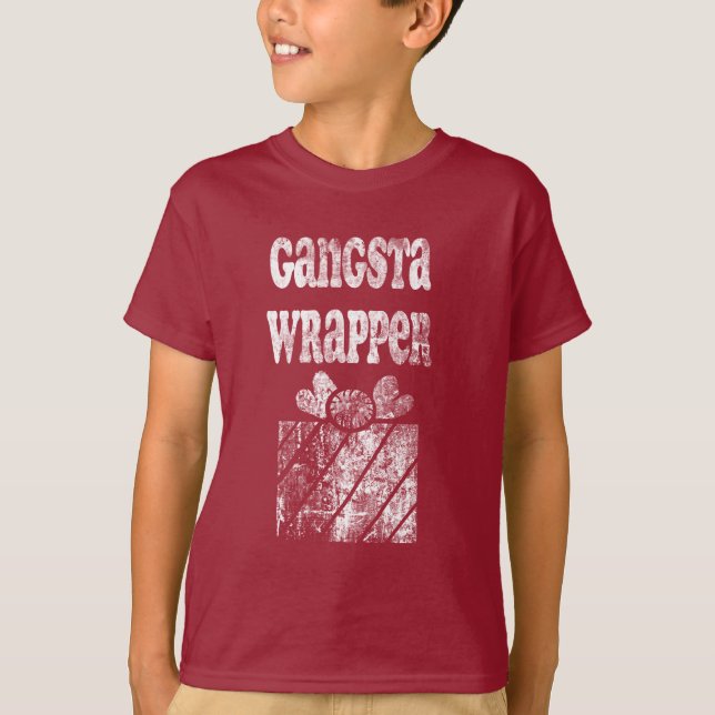 Vintage Gangsta Wrapper T-Shirt (Vorderseite)