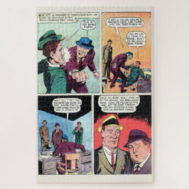 Vintage Gangster-Comicen Mob Boss schlägt bis Henc