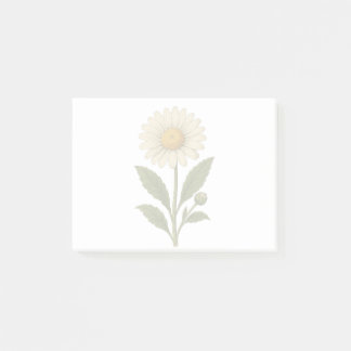 Vintage Gänseblümchen Post-it Klebezettel