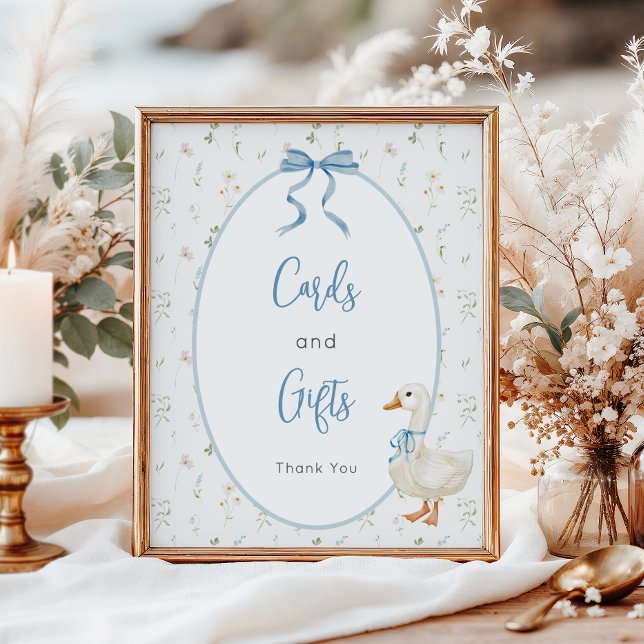 Vintage Gänseduschkarten und Geschenke Poster (Von Creator hochgeladen)