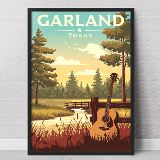Vintage Garland Texas Poster (Von Creator hochgeladen)