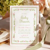 Vintage-Garten-Baby-Party