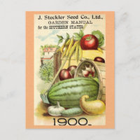 Vintage Gartenanlage Obst Gemüsegarten Handbuch