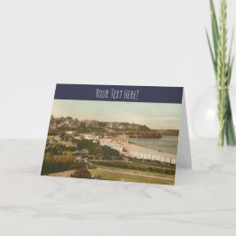 Vintage Gartengrußkarte Karte