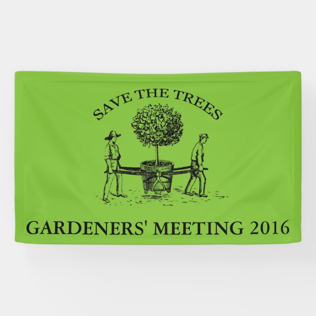 Vintage Gärtner - Sonderbanner 1 Banner (Horizontal)