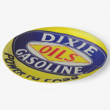 Vintage Gas-Pumpe Dixie ölt Benzin-Auto-Ära