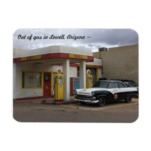 Vintage Gasstation Arizona Magnet
