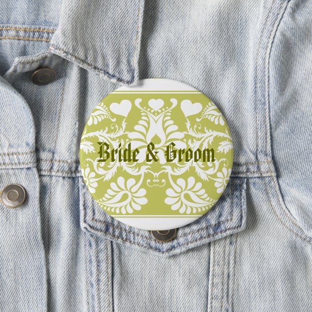Vintage Gastgeschenke Hochzeiten Button (Beispiel)