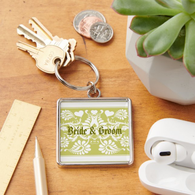 Vintage Gastgeschenke Hochzeiten Schlüsselanhänger (Schreibtisch)