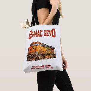 Vintage GE ES44AC GEVO Diesel Lokomotive Tasche