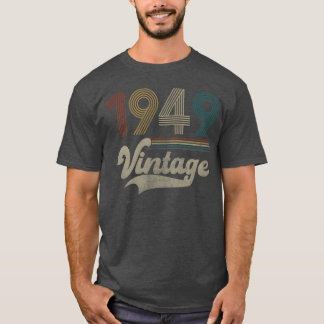 Vintage Geburtstag 1949 retro T-Shirt