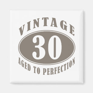 Vintage Geburtstagsgeschenke Magnet