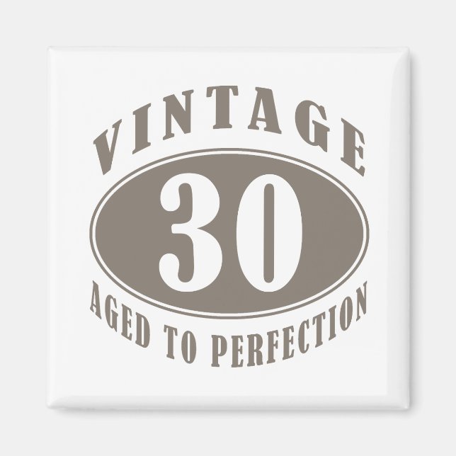 Vintage Geburtstagsgeschenke Magnet (Vorne)