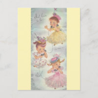 Vintage Geburtstagsgssip-Girls