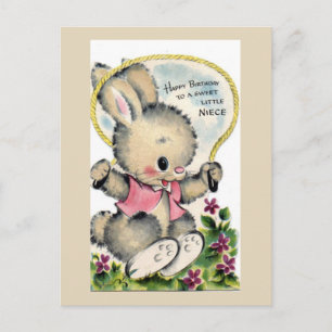 Vintage Geburtstagskarte Postkarte