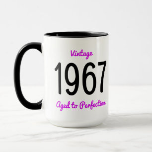 Vintage Geburtstagsparty 1967 alt bis perfekt 50 Tasse