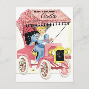 Vintage-Geburtstagspostkarte Postkarte