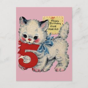 Vintage-Geburtstagspostkarte Postkarte