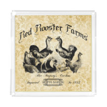 Vintage Geflügelfarm-Werbung