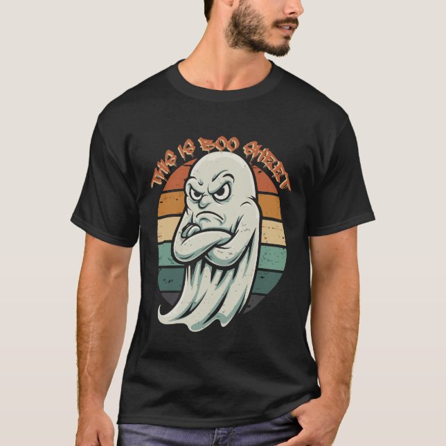 Vintage Geisterstimmung - beängstigender T - Shirt (Vorderseite)