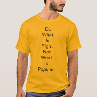 vintage gelb/goldene Weisheiten T-Shirt