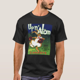 Vintage-Gemüse-Kisten-Etikett-Shirt T-Shirt