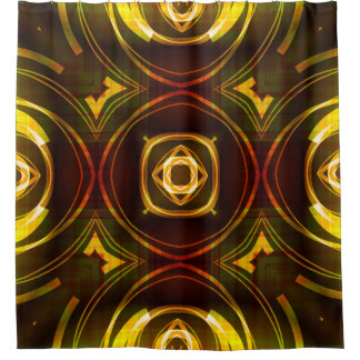 Vintage geometrische Muster abstrakt, a Duschvorhang