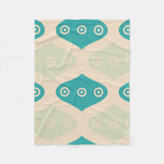 Vintage-Geometrisches Muster Fleecedecke