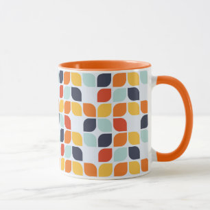 Vintage geometrisches Muster Tasse