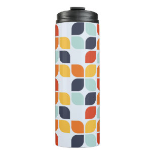 Vintage geometrisches Muster Thermosbecher