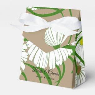 Vintage Gerber Daisy Blume Hochzeit Geschenkschachtel