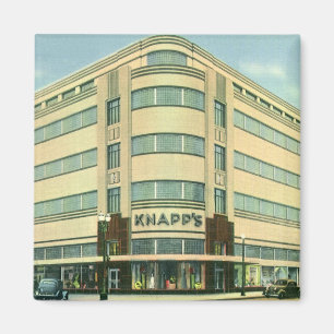 Vintage Geschäft, Knapp's Kaufhaus Magnet