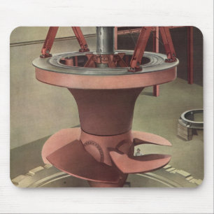 Vintage Geschäft, riesige Wasserturbine Mousepad