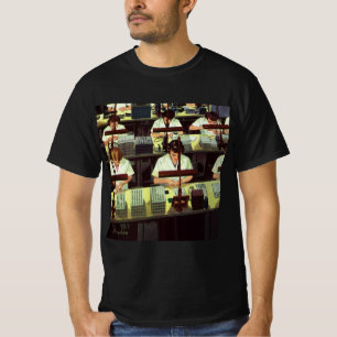 Vintage Geschäft, Telefonmontagelinienarbeiter T-Shirt