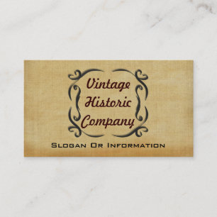 Vintage Geschäfts-Karten Visitenkarte