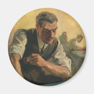 Vintage Geschäftsarchitekt und Baupläne Magnet