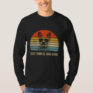 Vintage Geschenke für den besten Yorkie-Vater je V T-Shirt