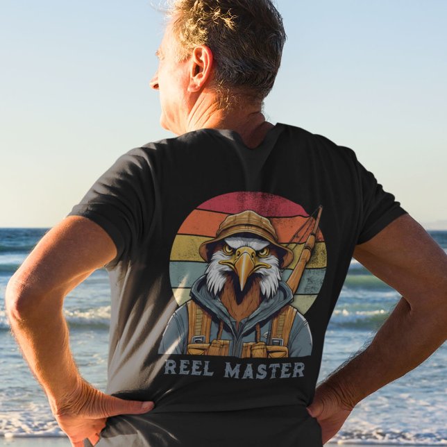 Vintage Geschenke für den Eagle-Vater T-Shirt (Vintage Eagle Retirement Gifts for Fisherman Dad)