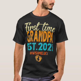 Vintage Geschenke für Opa Est 2021 T-Shirt