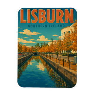 Vintage-Geschenke und Souvenirs aus Lisburn Nordir Magnet