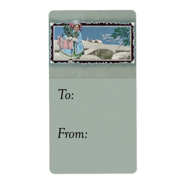 Vintage Geschenkmarke (Vorne)