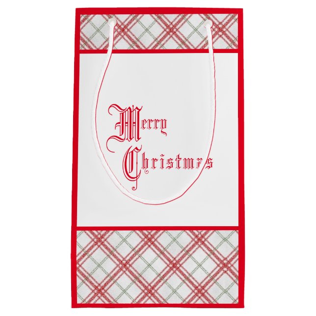 Vintage Geschenktasche Kleine Geschenktüte (Vorderseite)