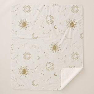 Vintage Gestaltungsmuster Sherpadecke