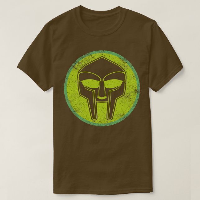Vintage gestörte Mf-Teufelsmaske T-Shirt (Design vorne)
