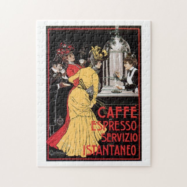 Vintage-Getränk Kaffee Espresso (Vertikal)