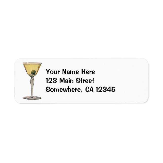 Vintage Getränke Getränke, Martini-Cocktail (Vorne)