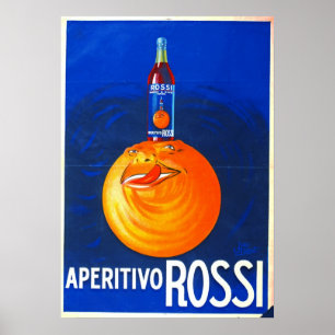 Vintage Getränkeanzeige 1930 Poster