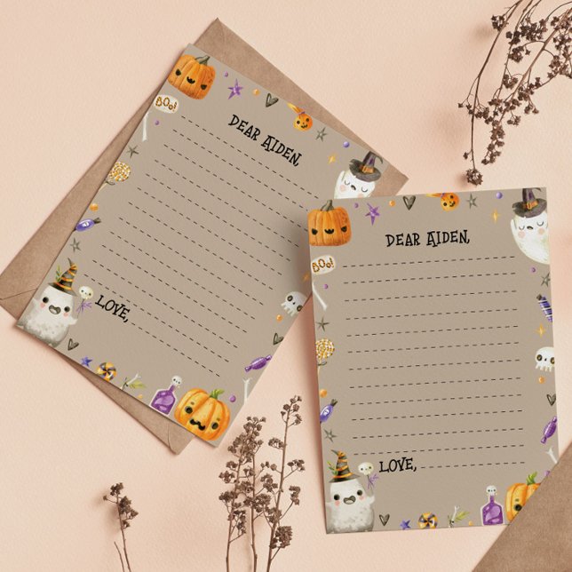 Vintage Ghost-Zeit-Kapsel-Merkkarte Dankeskarte (Von Creator hochgeladen)