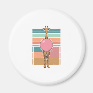 Vintage-Giraffe-Bubblegum-Gravur-Shirt-Design_1 Magnet