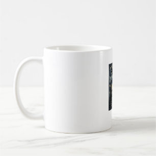 Vintage-Giraffe-Sternennacht-Gravur-Shirt_1 Kaffeetasse
